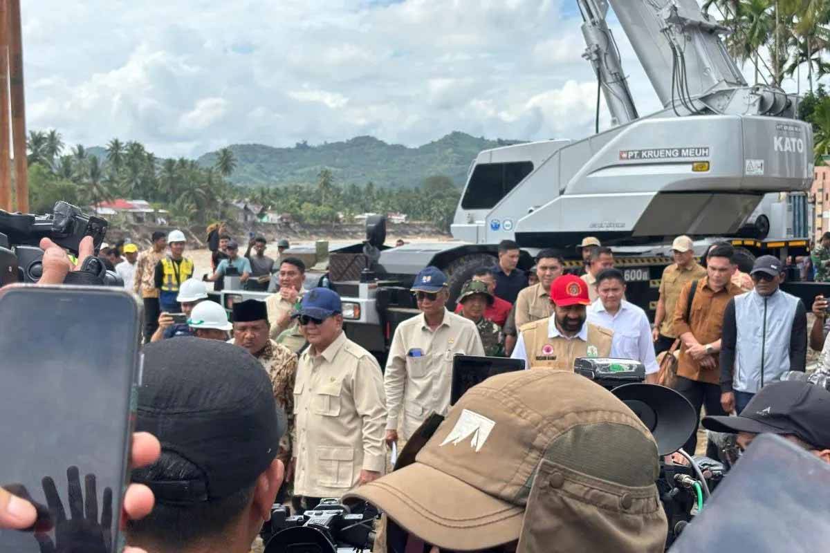 Prabowo Subianto di Aceh Sebut Pemimpin Dipilih Rakyat untuk Hadapi Kesulitan