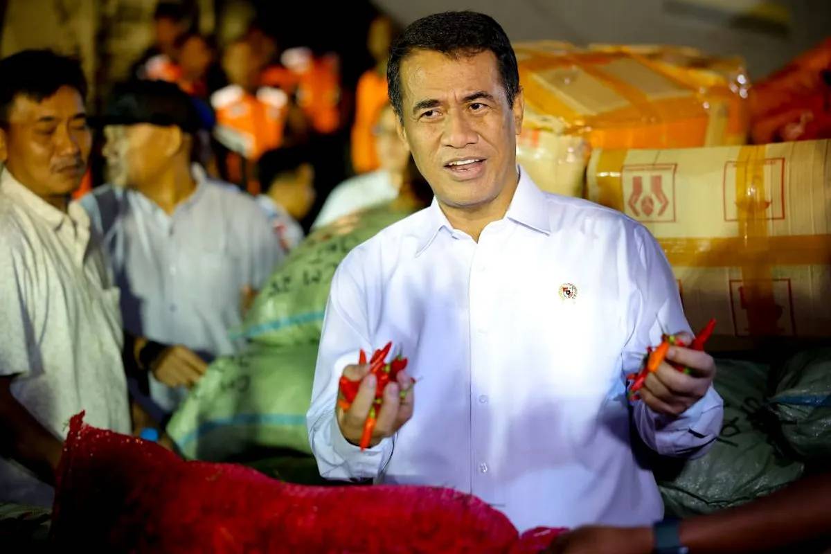 Lindungi Petani di Tengah Bencana, Mentan Angkut 40 Ton Cabai Aceh ke Jakarta