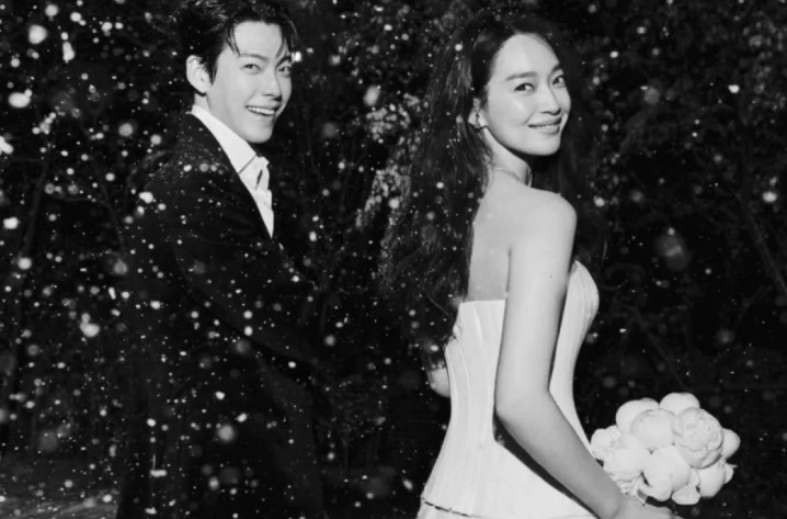 Shin Min Ah dan Kim Woo Bin Menikah, Guyuran Salju Bikin Romantis