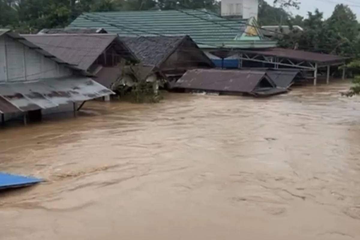 Banjir Bandang 2 Meter Terjang 3 Desa di Balangan Kalsel