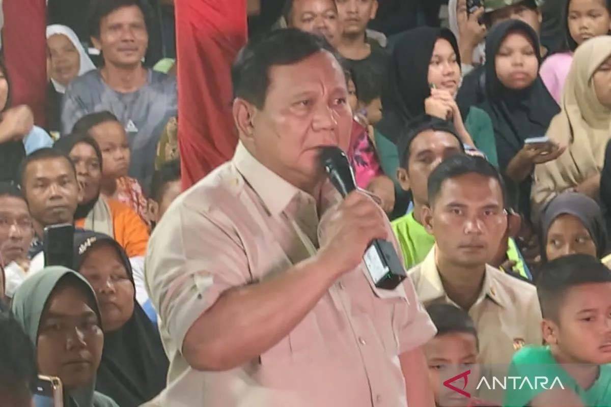 Prabowo Subianto Ungkap Tinggal 5 Desa yang Terisolir di Sumatera Utara