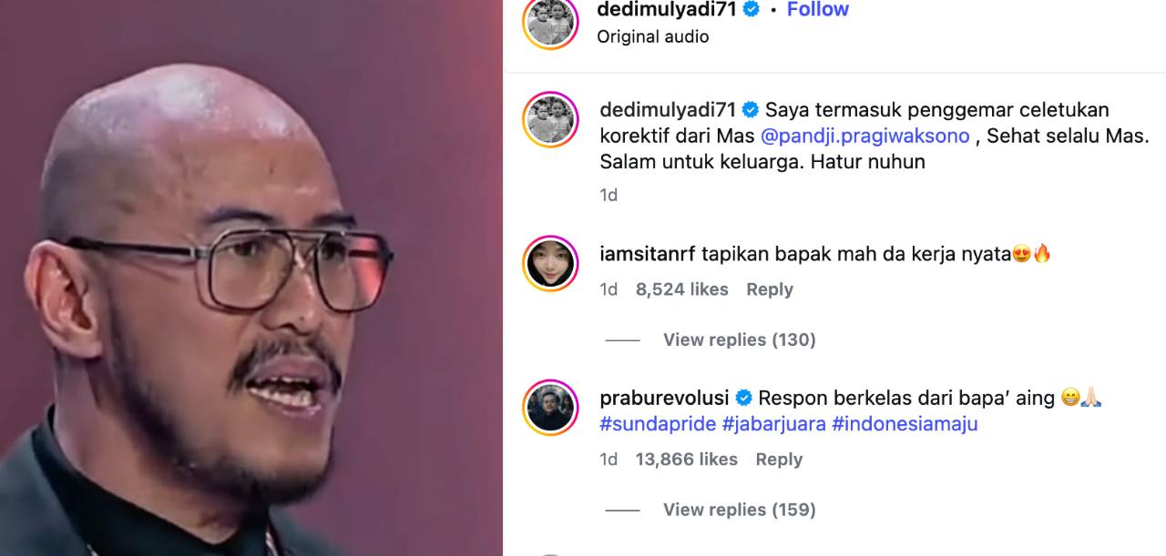 Viral Disebut Artis YouTube, Dedi Mulyadi Undang Pandji Keliling Jabar