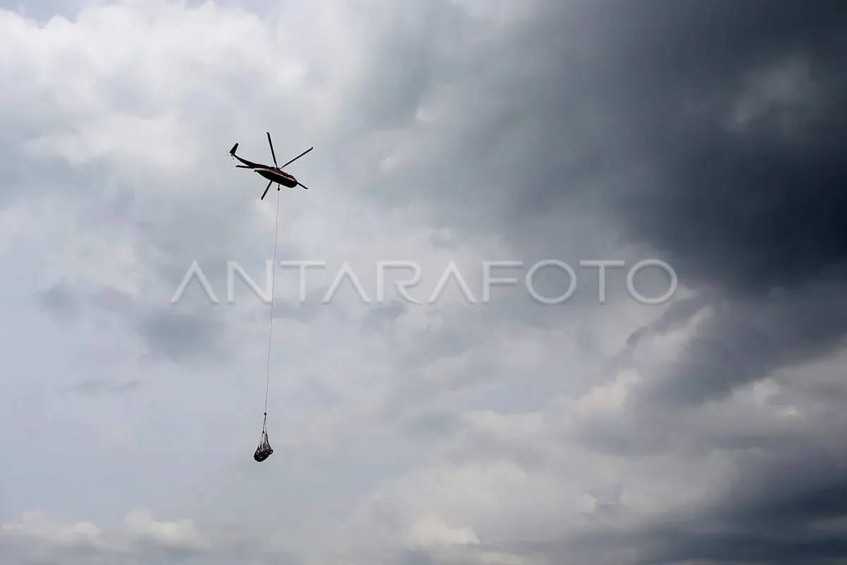 Akses Darat Rusak, 10 Desa di Aceh Tengah Masih Terima Bantuan via Helikopter