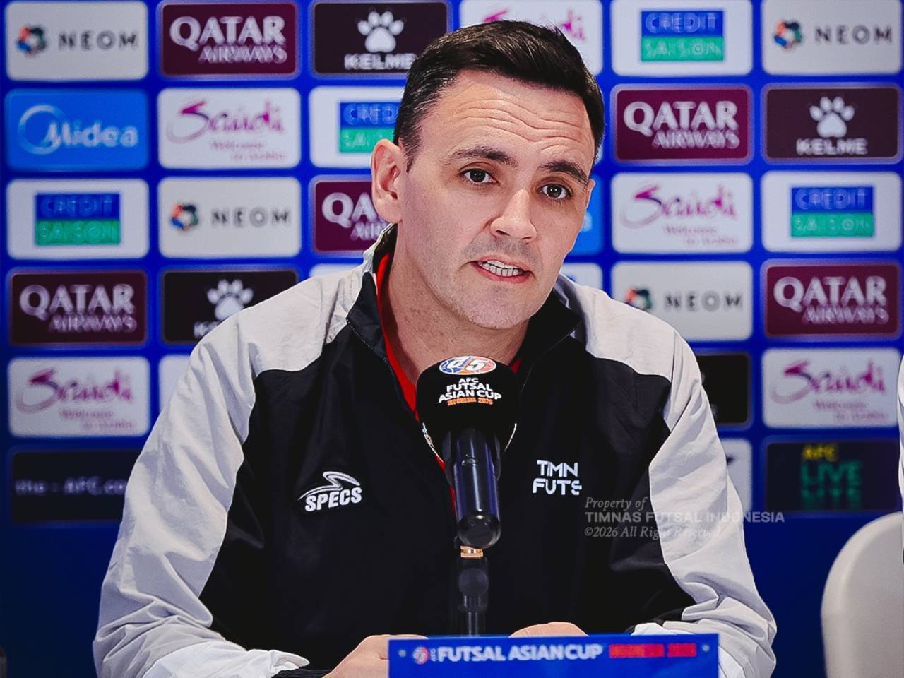 Piala Asia Futsal 2026: Hector Souto Minta Suporter Indonesia Realistis