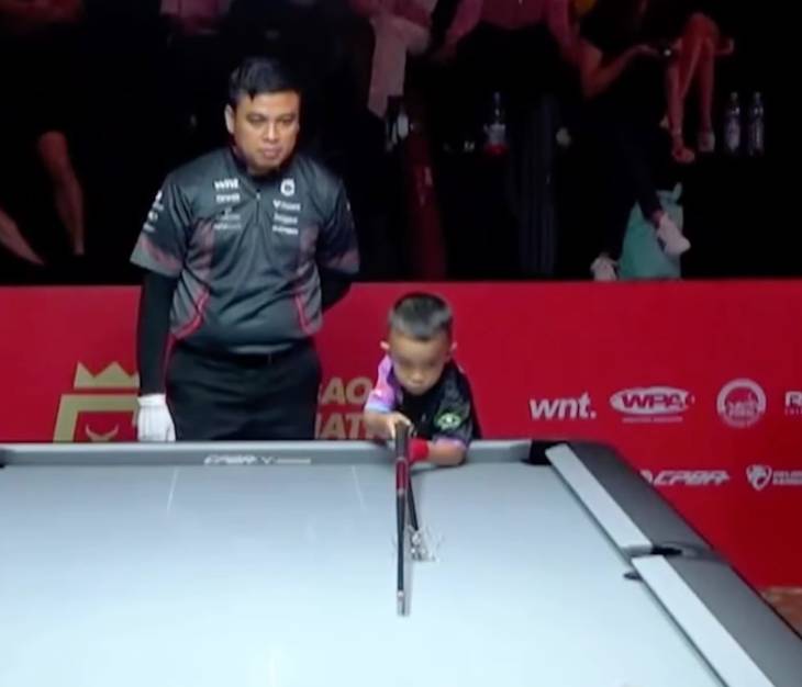 Aksi Pebiliar Cilik 5 Tahun Fajar Alamri Curi Perhatian di CIO 2026 Jakarta