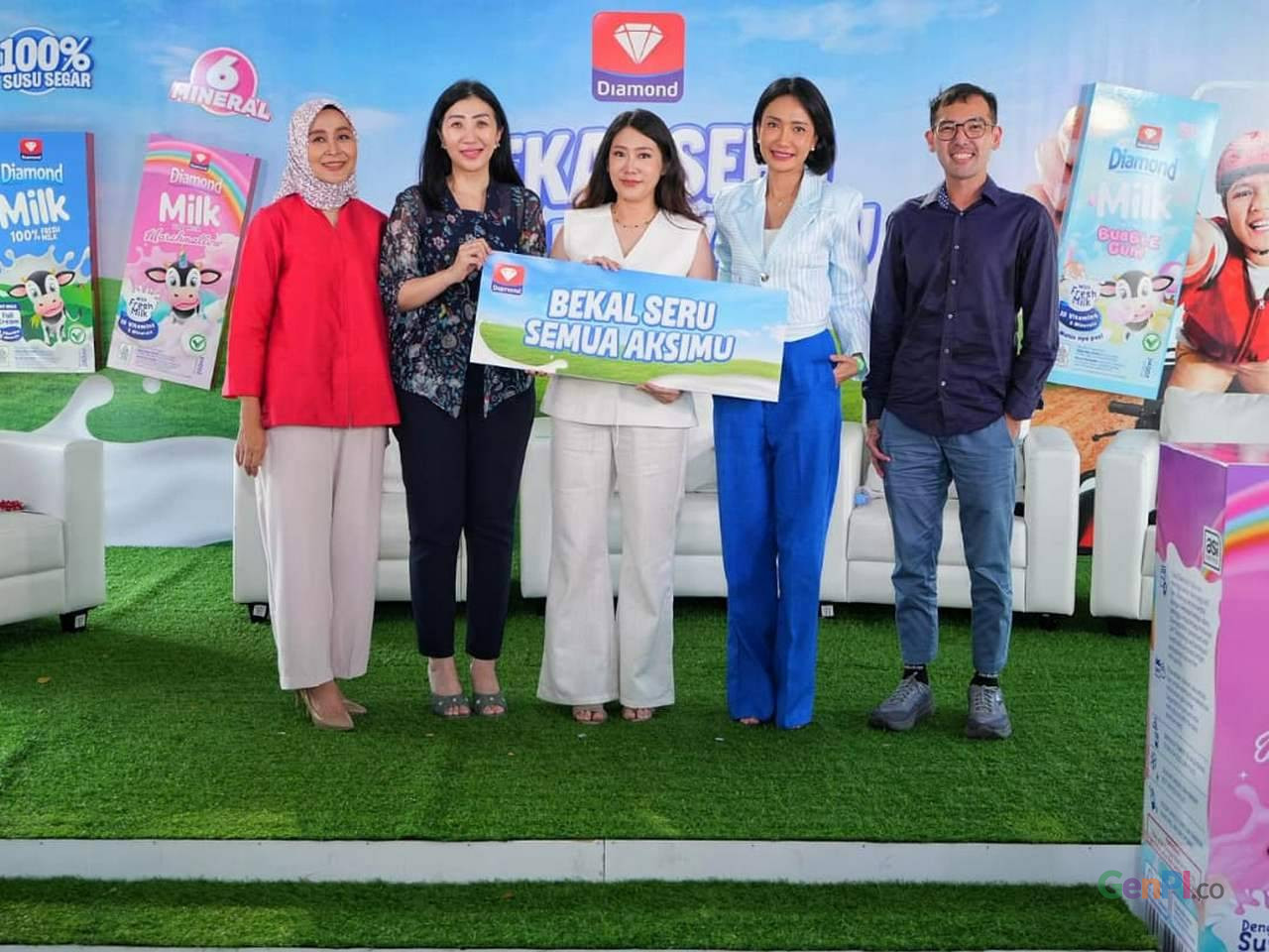 Diamond UHT Milk Ajak Gen Alpha Lebih Aktif Lewat Kampanye Bekal Seru Semua Aksimu