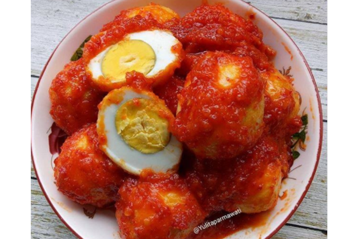 Resep Telur Balado Merah And Lezat Rahasianya Pakai Terasi Bunda