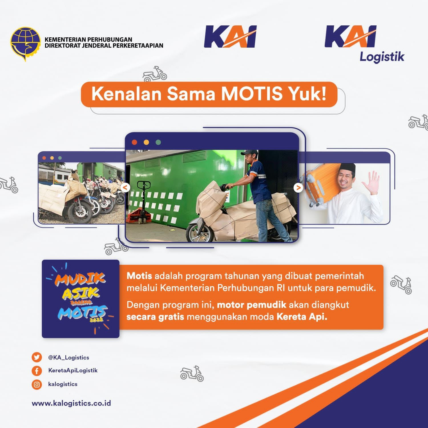 Ini Syarat Pendaftaran Layanan Mudik Motor Gratis - GenPI.co JATENG