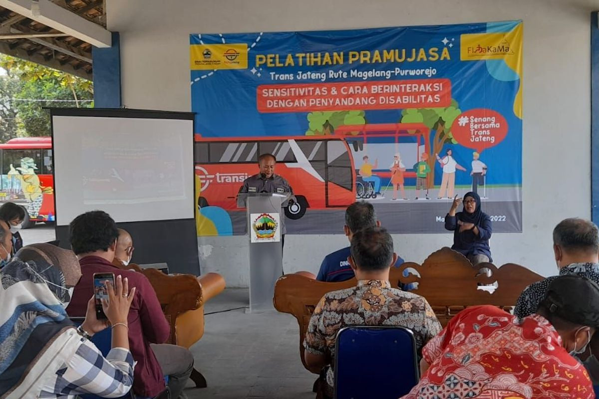 Pramujasa Bus Trans Jateng Dilatih Isu Disabilitas Genpi Co Jateng