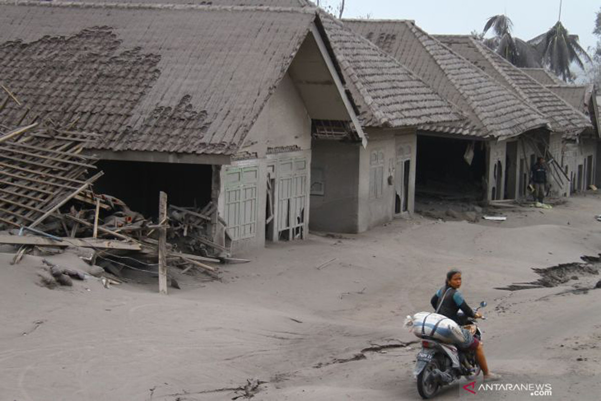 Bpbd Lumajang Catat Ribuan Rumah Terdampak Gunung Semeru Jatim