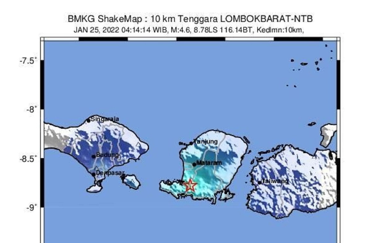 Gempa Bumi Guncang Pulau Lombok Terasa Hingga Bali - GenPI.co NTB