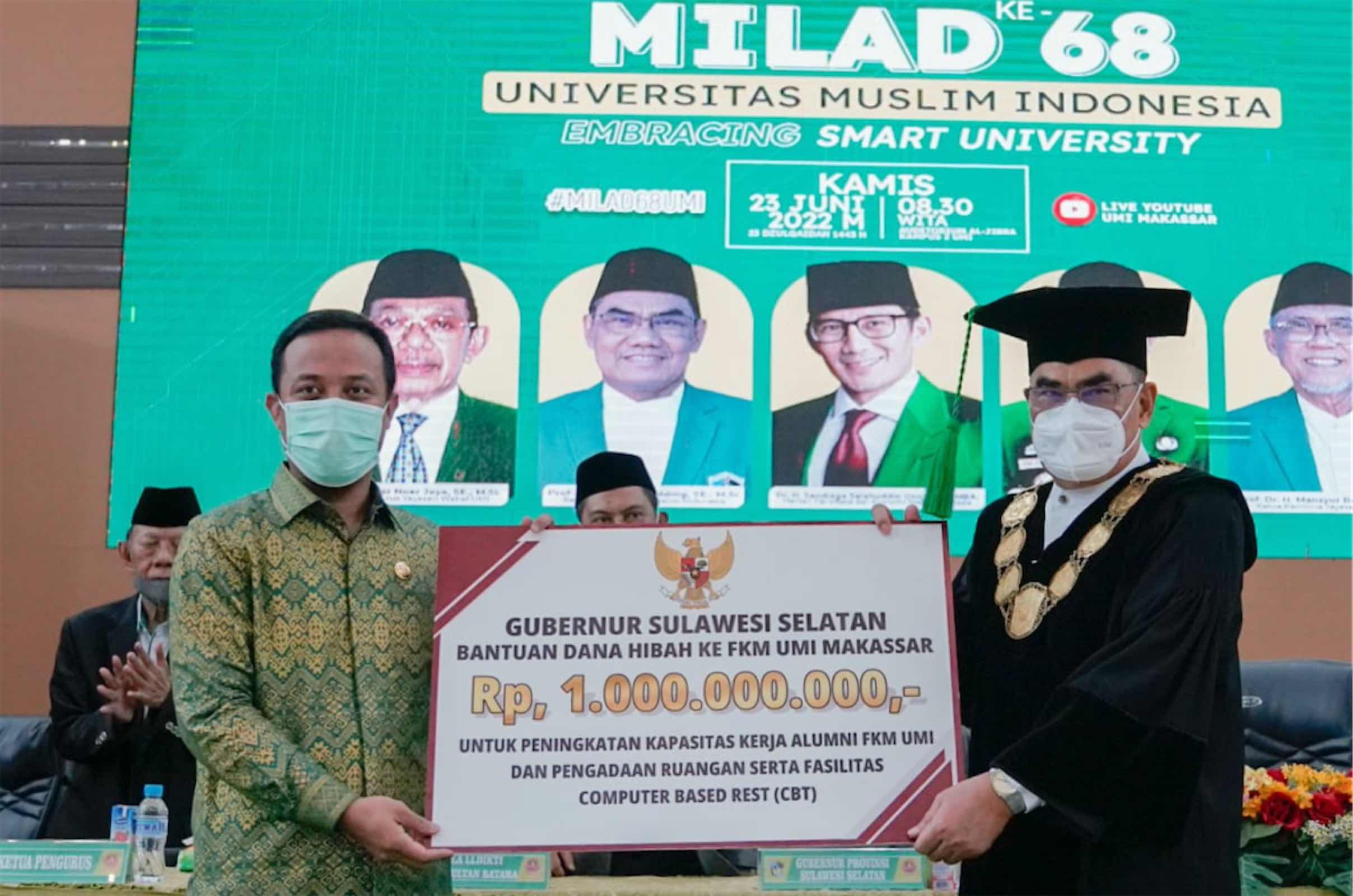 Umi Ulang Tahun Ke 68 Gubernur Sulsel Beri Kado Rp1 Miliar